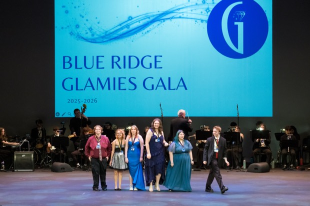 The cast takes a curtain call
