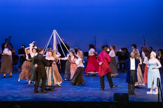 A dance number at the gala