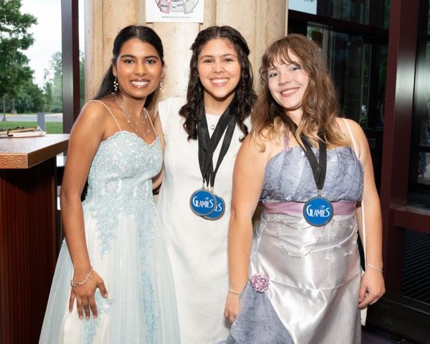 Posing together after the ceremony
